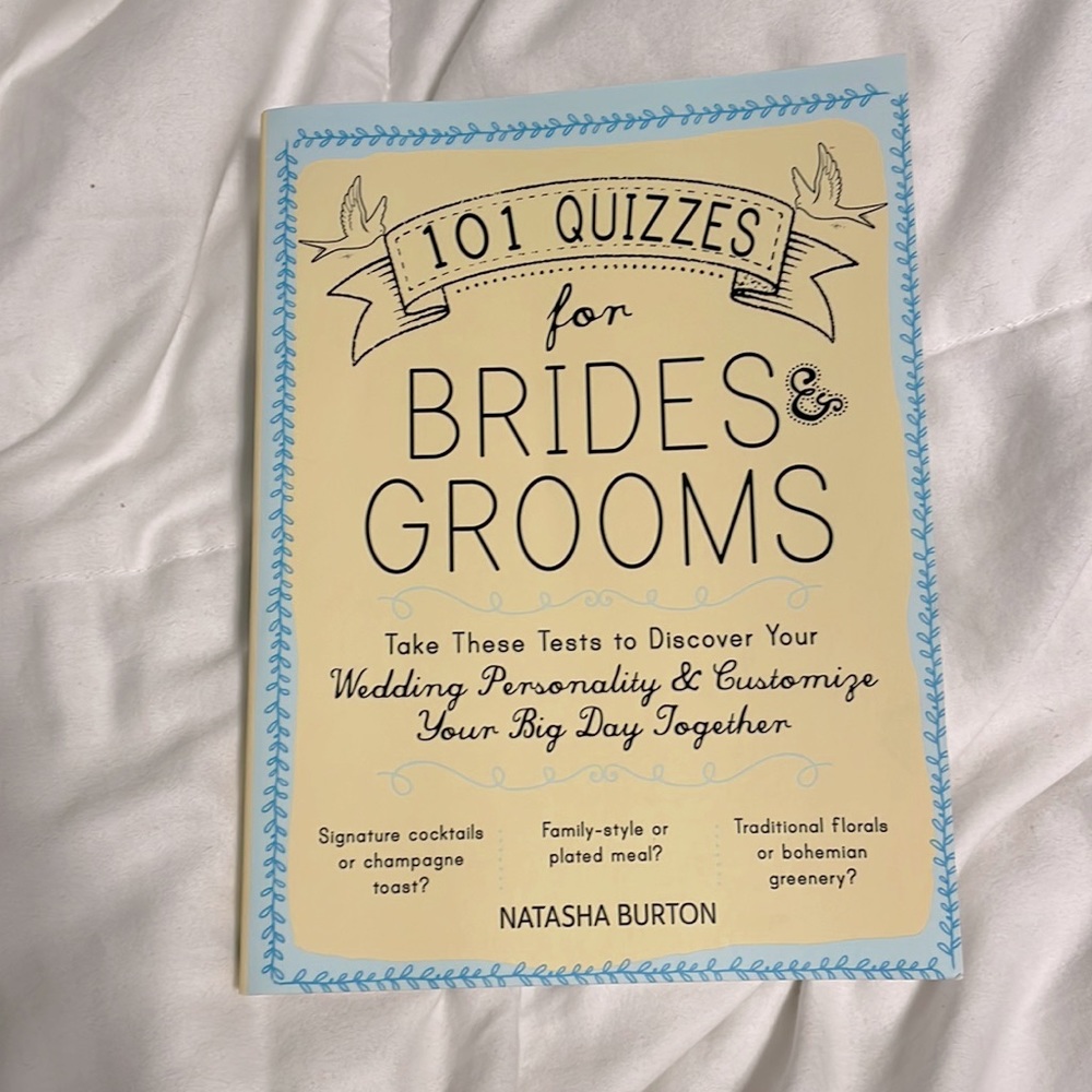 NWT - 101 Quizzes for Brides & Grooms - Natasha Burton